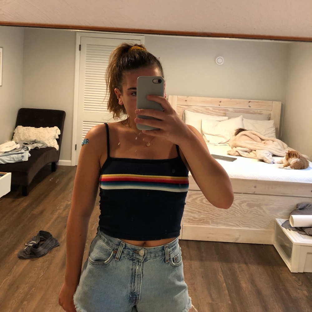 BRANDY MELVILLE RAINBOW TANK